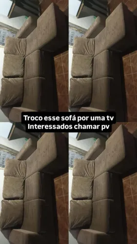 Troco sofá por tv 