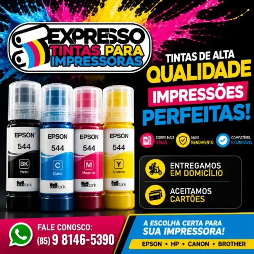 Tinta Epson 544 romoção. Fazemos Entregas.