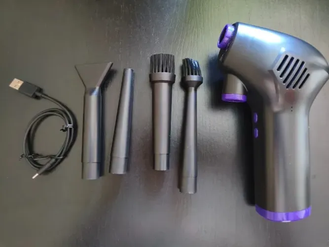 Mini Soprador de Ar portátil com lanterna e carregamento USB. Usado Apenas Duas Vezes