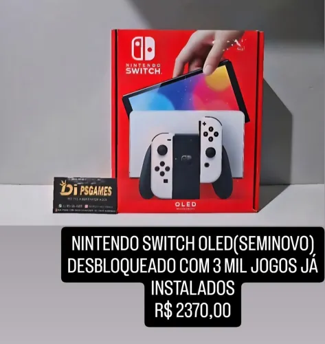 Nintendo Switch Oled Desbloqueado