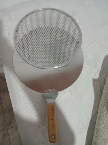 Pá e tela para pizza