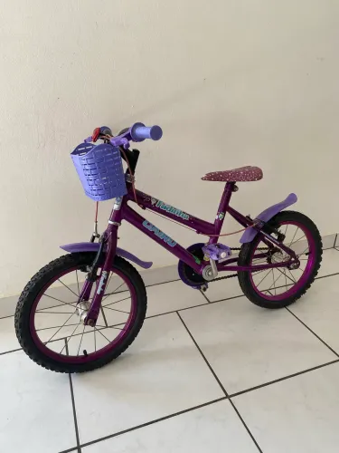 Bicicleta Infantil Aro 20 Fadinha Roxa