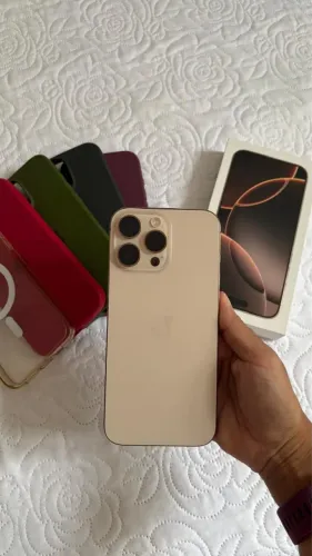 iPhone 16 pro Max 512GB Desert 92% saude