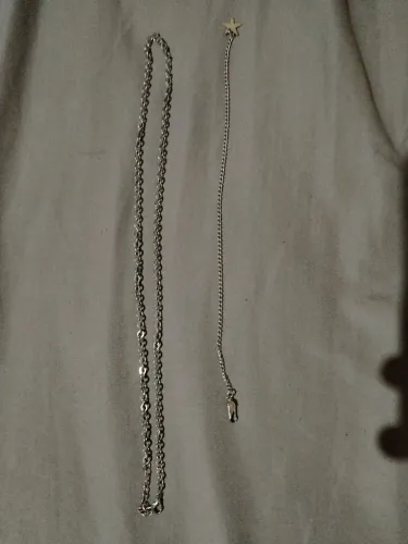 Conjunto colar e pulseira de prata 925