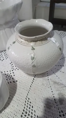 Vaso cachepô cerâmica antigo