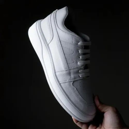 Tenis Plataforma Druon Branco (+6cm De Altura)