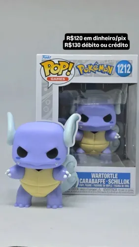 Funko Pop Pokemon Wartortle #1212