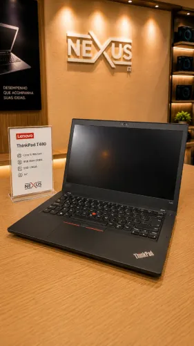 Notebook Lenovo ThinkPad T480 - Core i5 8th Gen | SSD 512GB* | 32GB* DDR4 | 14"