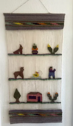 Tapeçaria peruana 90x45cm