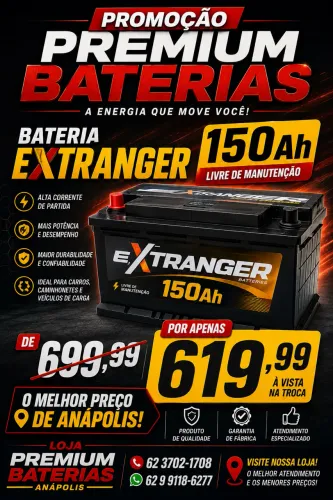 150AH Bateria ? Mais Barata de Anápolis ? 619,99
