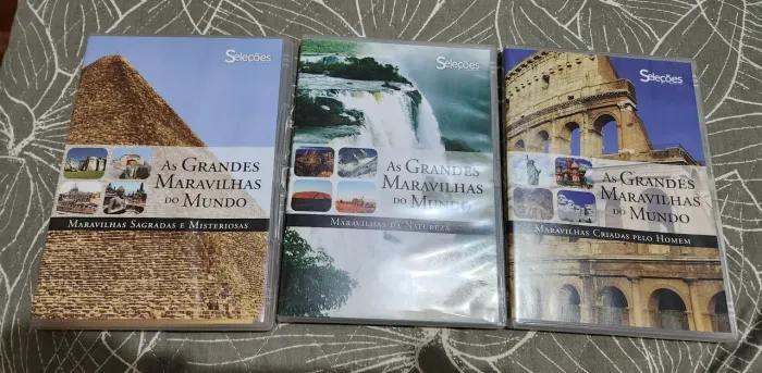 3 DVDS - AS GRANDES MARAVILHAS DO MUNDO 