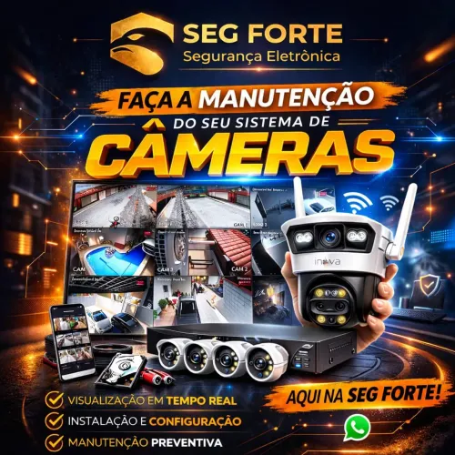 Instalação e Manutenção Câmeras de segurança eletrônica 