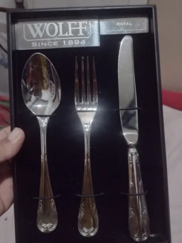 Jogo de talher inox marca Wolf