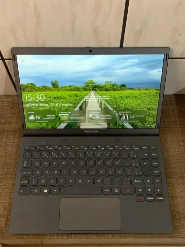 * Notebook Positivo Motion Gray Q4128C-S 4GB 128GB