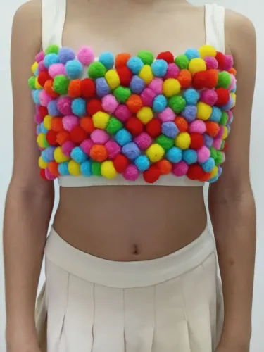 TOP POMPOM EXCLUSIVO - EDIÇÃO ÚNICA CARNAVAL