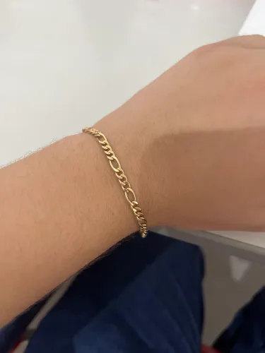 Pulseira da rommanel original banhada a ouro 