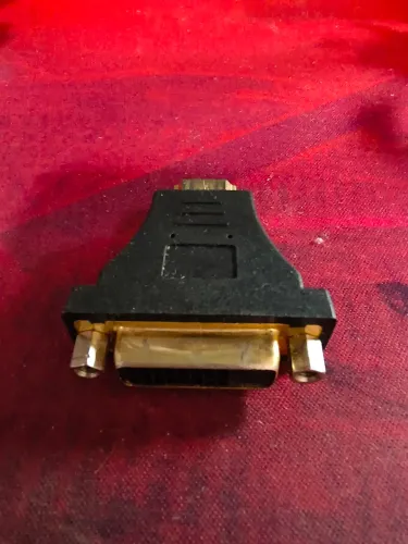 Adaptador DVI(Cabo monitor) para HDMi(Computador)