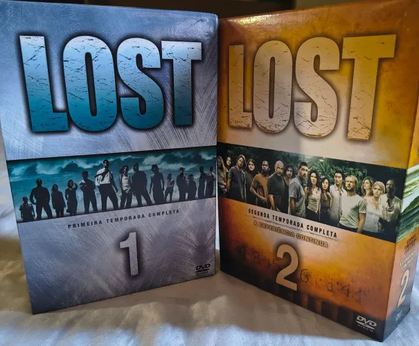 Dvds Lost primeira e segunda temporada