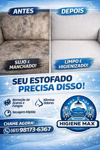 Higienização de estofados 