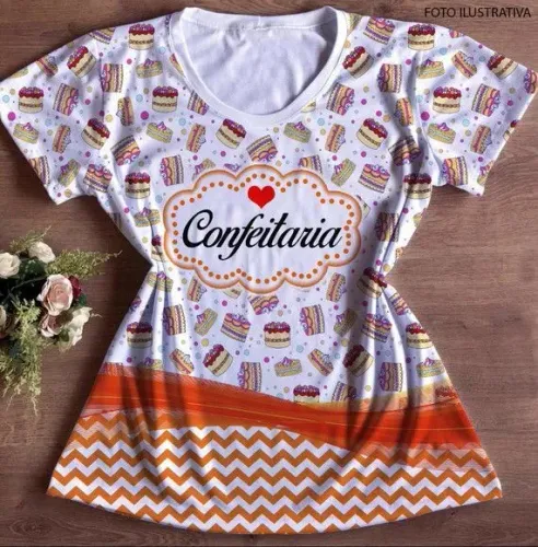 Camiseta Profissões estampa digital 