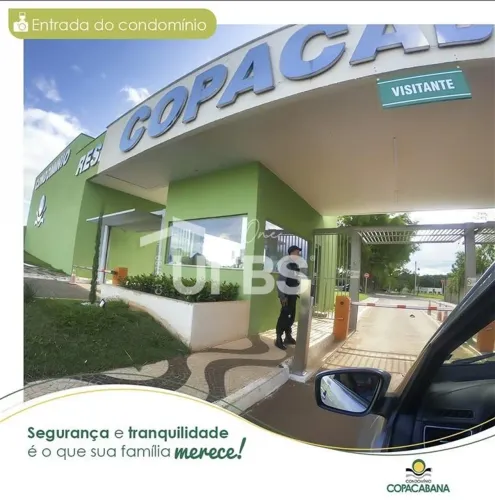 Lotes de 520m² cada no Condomínio Copacabana Nascente e Escriturados. Excelente topografi