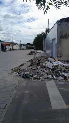 Retirada de entulho carrada 6 metro