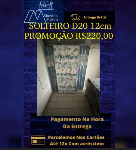 GRANDE PROMOÇÃO COLCHÃO SOLTEIRO E SOLTEIRÃO ENTREGA GRATIS