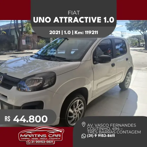 Fiat Uno Attractive 1.0 EVO Fire Flex 8V 5P 2021