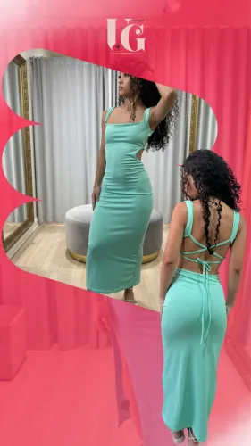 Vestido longo Suplex