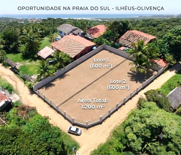 Terreno Olivença-Ilhéus 1.200m 