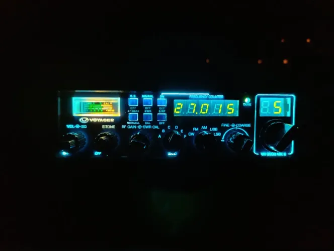 Rádio PX Voyager VR9000 VR9090 frente neon rádio placa original Malásia