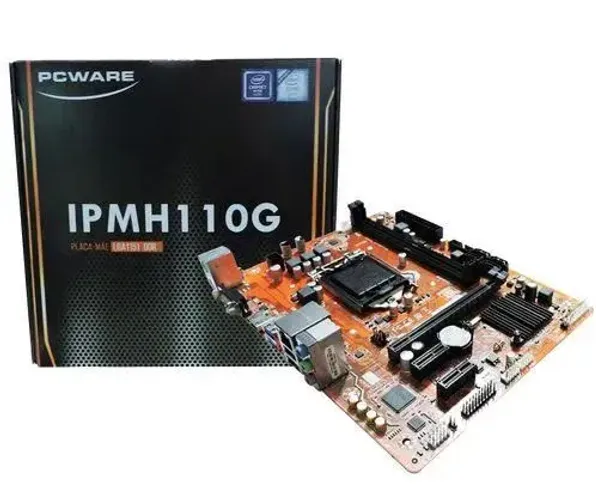 Placa mãe IPMH110G e processador I7-7700