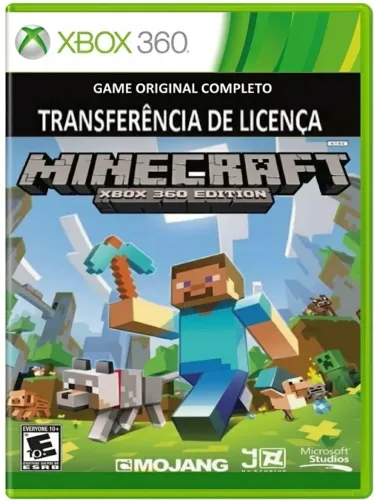 Minecraft Xbox 360 Jogo Original
