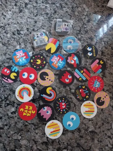 Tazos Elma Chips pac-man