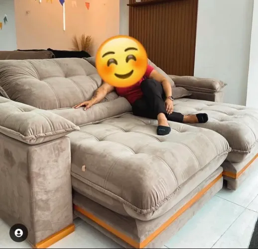 Sofá retrátil reclinável mostruário