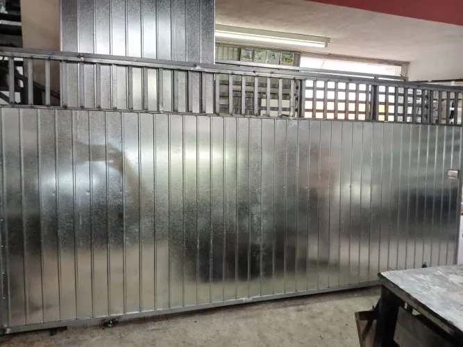 Portao galvanizado 3x2 novo