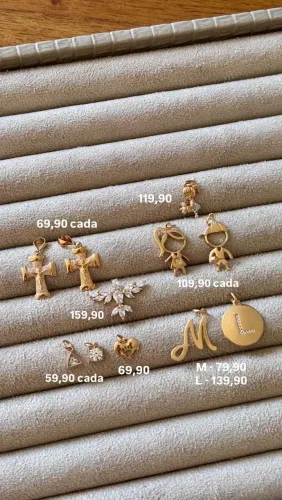 Semijoias folheadas a ouro