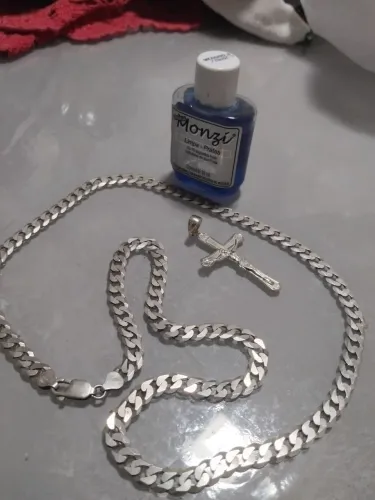 Cordão de prata 925 7mm 300 reais