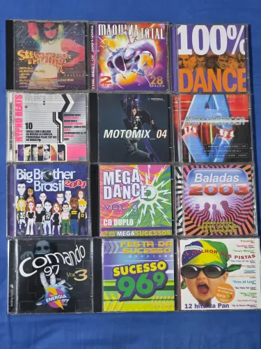 Coleção CDs Dance Music Anos 2000 (Jovem Pan e Outros)