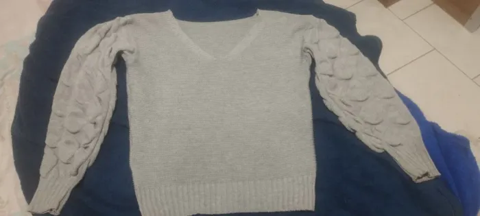 Blusa de manga cinza Tam M ! Itaipuaçu