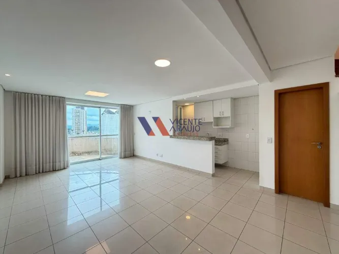 Apartamento moderno para alugar no Centro de Betim, com 2 suítes, varanda, 2 vagas de gara