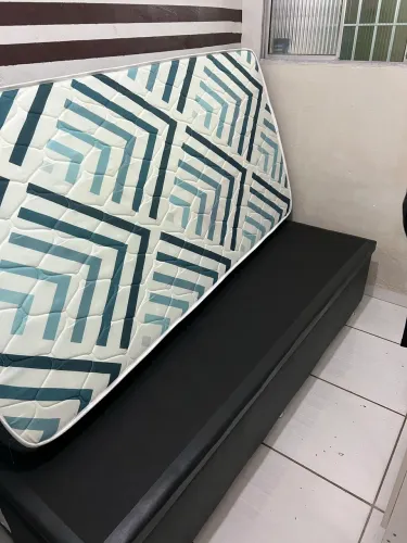 Cama baú com colchão