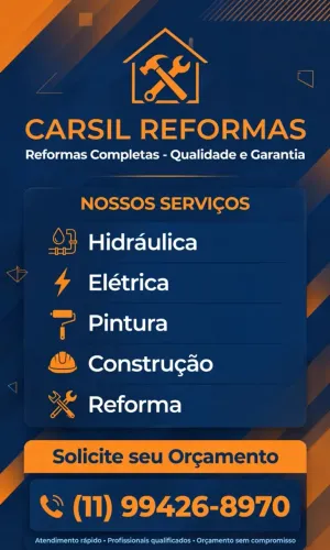 Empresa de construção civil e reformas 
