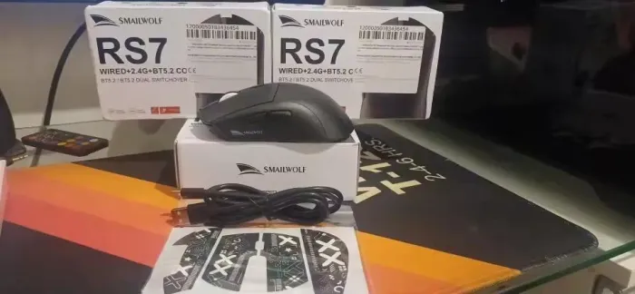Mouse Gamer RS7 sem fio - lacrado