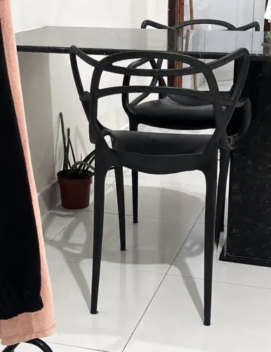 Par de Cadeiras Allegra Preta