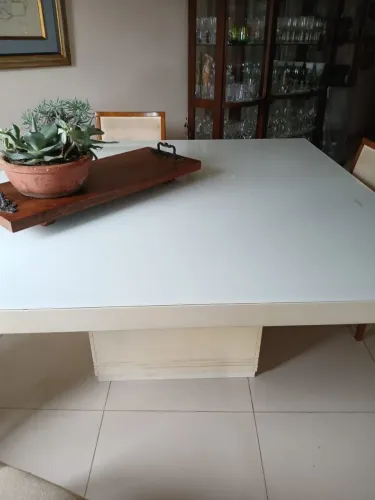 Mesa de Jantar Quadrada 8 Lugares
