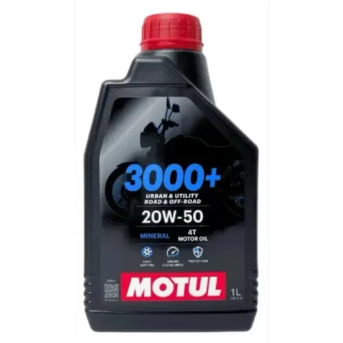 Óleo para moto 20w50 mineral MOTUL 3000+