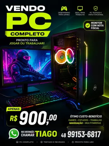 Vende se Pc muito bom 