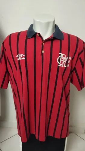 Camisa Flamengo Umbro Polo Anos 90 Vintage 