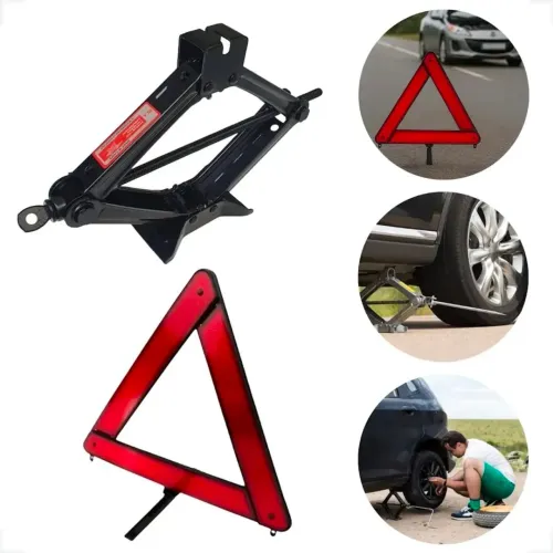 Macaco Automotivo sanfona 2 Ton. com triângulo 